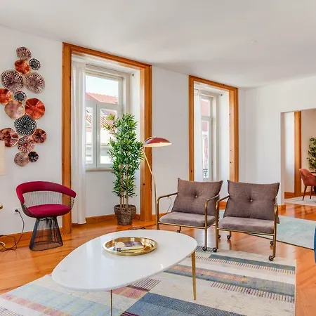 Baixa Beautiful And Luminous 3 Bdr Flat Lisboa